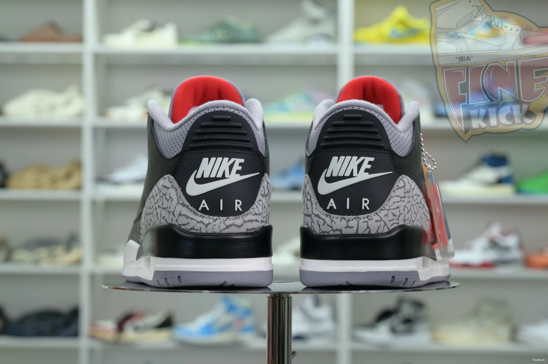 Air Reimagined” 3“Black Jordan Cement 0224